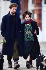 HELENA BONHAM CARTER and Rye Dag Golmboe Out in Primrose Hill 11/08/2020