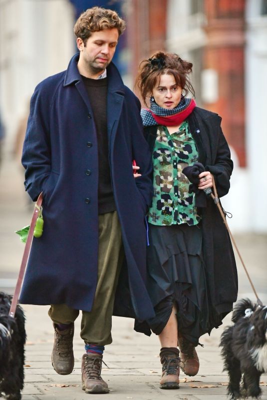 HELENA BONHAM CARTER and Rye Dag Golmboe Out in Primrose Hill 11/08/2020