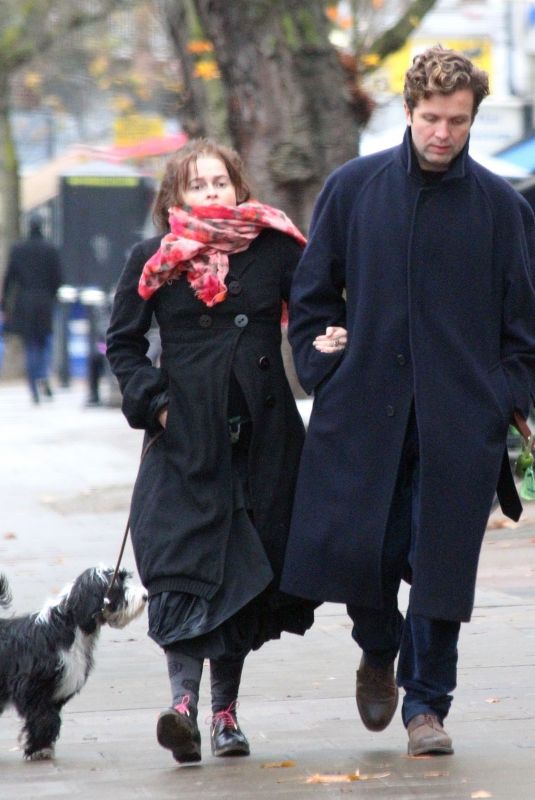 HELENA BONHAM CARTER and Rye Dag Holmboe Out in London 11/25/2020