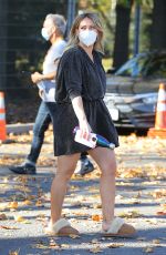 HILARY DUFF on the Set of Younger in New York 11/10/2020