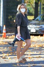 HILARY DUFF on the Set of Younger in New York 11/10/2020