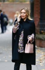 HILARY DUFF on the Set of Younger in New York 11/11/2020