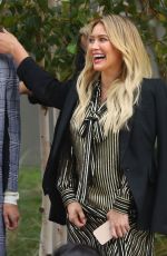HILARY DUFF on the Set of Younger in New York 11/11/2020