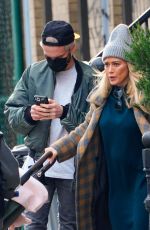 HILARY DUFF Out and About in New York 11/28/2020