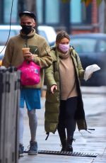 HILARY DUFF Out for Breakfast in New York 11/14/2020