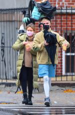 HILARY DUFF Out for Breakfast in New York 11/14/2020