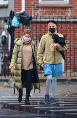 HILARY DUFF Out for Breakfast in New York 11/14/2020