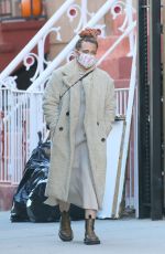 HILARY DUFF Out in New York 11/02/2020