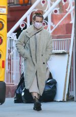 HILARY DUFF Out in New York 11/02/2020