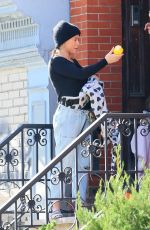 HILARY DUFF Out in New York 11/07/2020
