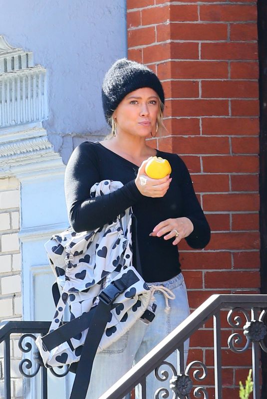 HILARY DUFF Out in New York 11/07/2020