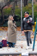 HILARY DUFF Out with Her Family at Bronx Zoo in New York 11/15/2020