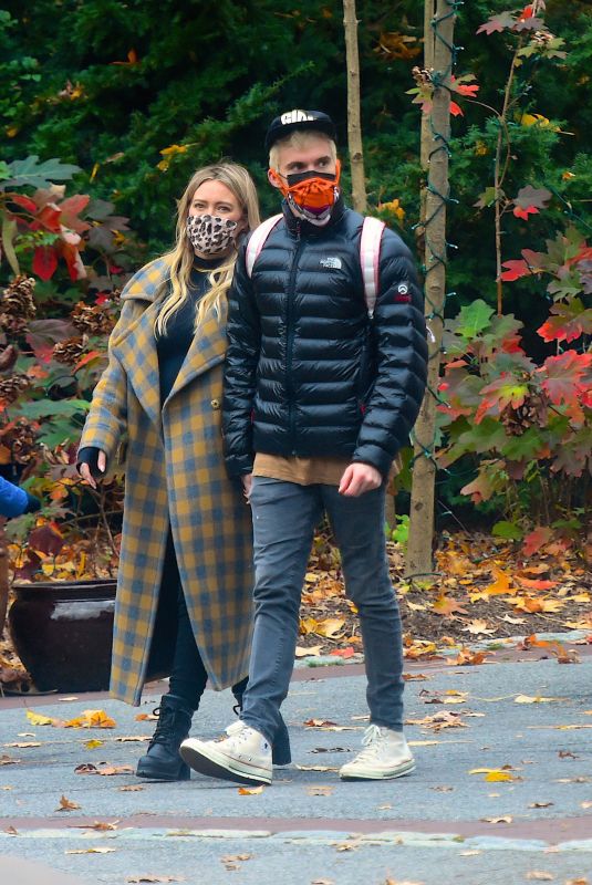 HILARY DUFF Out with Her Family at Bronx Zoo in New York 11/15/2020