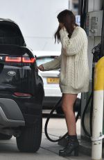 IMOGEN THOMAS at a Gas Station in London 11/24/2020 