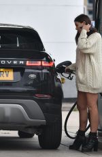 IMOGEN THOMAS at a Gas Station in London 11/24/2020 