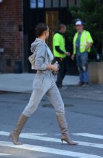 IRINA SHAYK Out and About in New York 11/09/2020