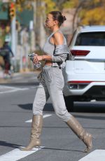 IRINA SHAYK Out and About in New York 11/09/2020