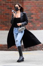 IRINA SHAYK Out and About in New York 11/11/2020