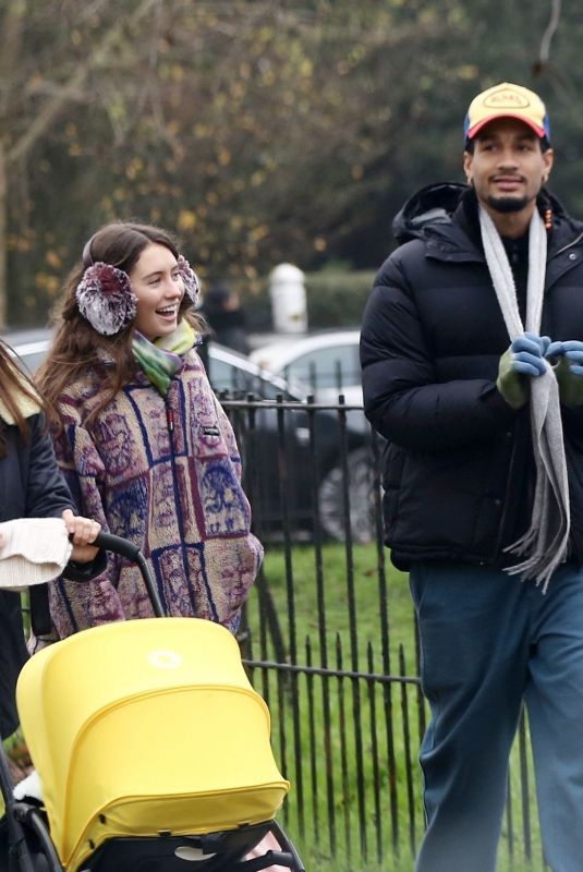 IRIS LAW and Jyrrel Roberts Out in London 11/28/2020