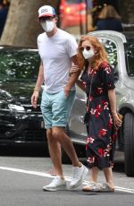 ISLA FISHER and Sacha Baron Cohen Out in Woollahra in Sydney 11/27/2020