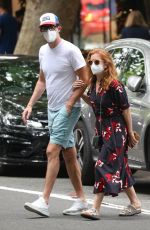 ISLA FISHER and Sacha Baron Cohen Out in Woollahra in Sydney 11/27/2020