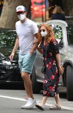 ISLA FISHER and Sacha Baron Cohen Out in Woollahra in Sydney 11/27/2020