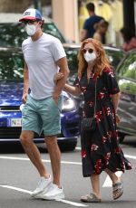 ISLA FISHER and Sacha Baron Cohen Out in Woollahra in Sydney 11/27/2020