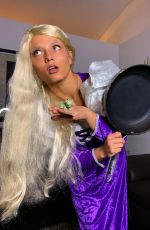 JADE CHYNOWETH in Halloween Costumes - Instagram Photos 11/01/2020
