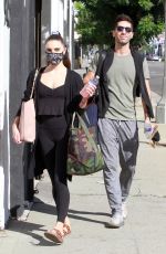 JENNA JOHNSON Arrives at DWTS Studio in Los Angeles 11/01/2020