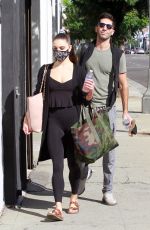 JENNA JOHNSON Arrives at DWTS Studio in Los Angeles 11/01/2020