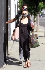 JENNA JOHNSON Arrives at DWTS Studio in Los Angeles 11/01/2020