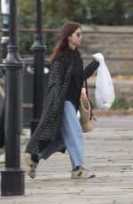 JENNA LOUISE COLEMAN at a Gas Station in London 11/15/2020