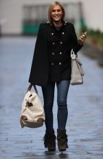 JENNI FALCONER Leaves Global Radio Studios in London 11/26/2020