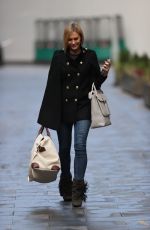 JENNI FALCONER Leaves Global Radio Studios in London 11/26/2020