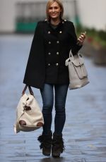 JENNI FALCONER Leaves Global Radio Studios in London 11/26/2020