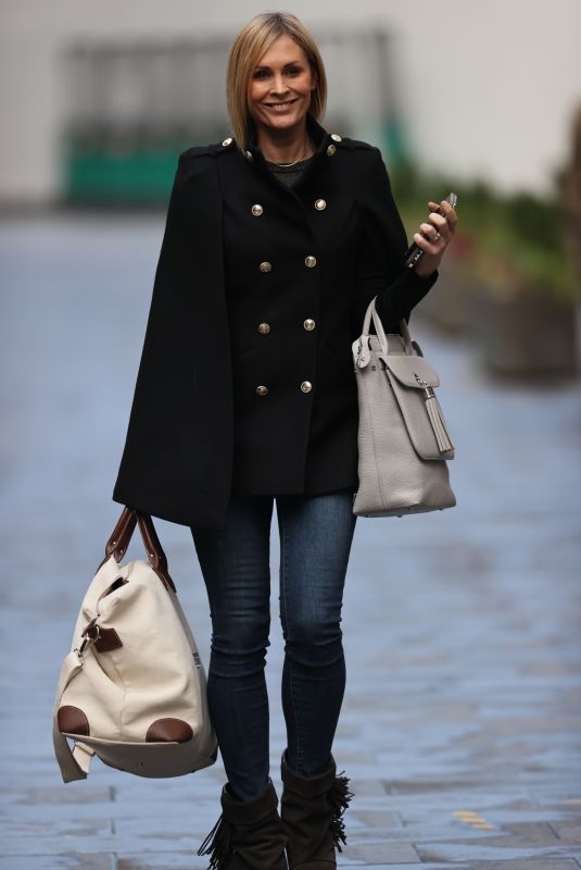 JENNI FALCONER Leaves Global Radio Studios in London 11/26/2020