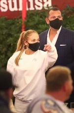 JENNIFER LOPEZ and Alex Rodriguez at Matsuhisa in Beverly Hills 11/19/2020