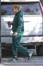 JENNIFER LOPEZ Arrives at a Recording Studio in Beverly Hills 11/14/2020