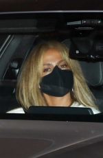 JENNIFER LOPEZ Leaves Sunset Tower Hotel in West Hollywood 11/05/2020