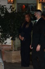 JENNIFER LOPEZ Leaves Sunset Towers Hotel in West Hollywood 11/06/2020