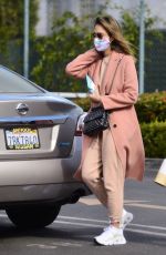 JESSICA ALBA Leaves a Tennis Lesson in Los Angeles 11/08/2020