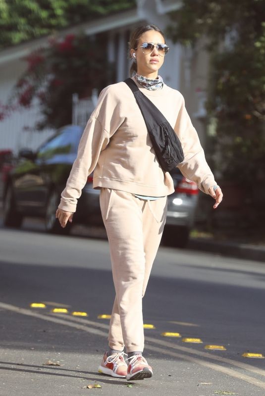 JESSICA ALBA Out and About in Los Angeles 11/12/2020