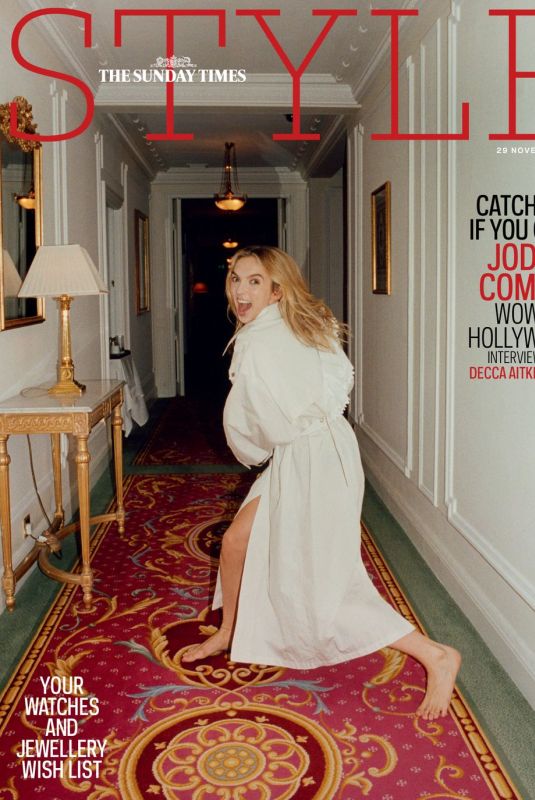JODIE COMER on the Cover of The Sunday Times Style, November 2020