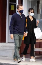 JORDANA BREWSTER and Andrew Form Out for Coffee in Brentwood 11/08/2020