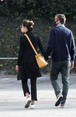 JORDANA BREWSTER and Andrew Form Out for Coffee in Brentwood 11/08/2020