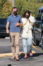 JORDANA BREWSTER and Mason Morfit Shopping at Bristol Farms 11/17/2020