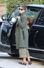 JORDANA BREWSTER Arrives at a Friend