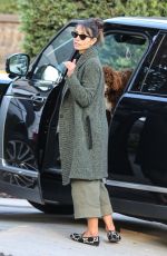 JORDANA BREWSTER Arrives at a Friend