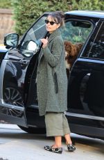 JORDANA BREWSTER Arrives at a Friend