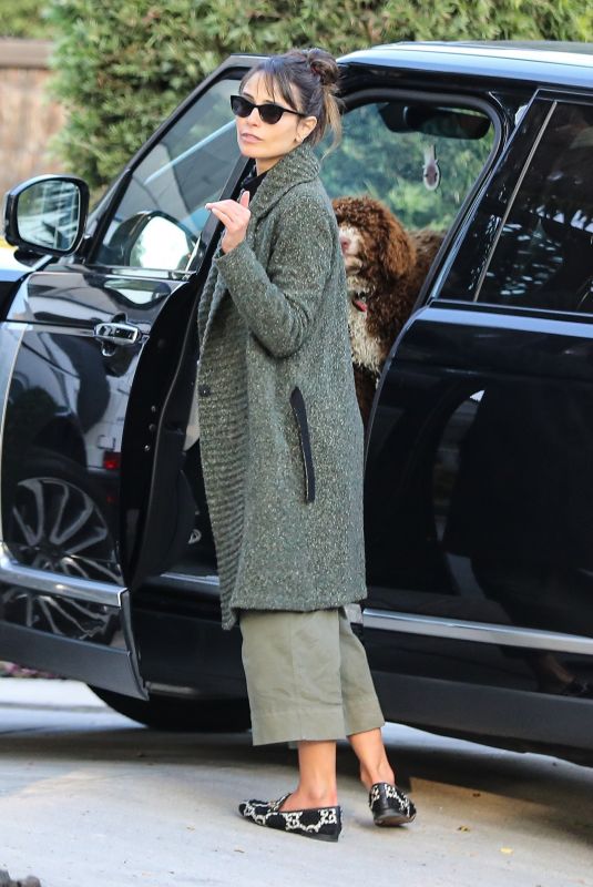 JORDANA BREWSTER Arrives at a Friend